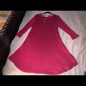 UGE Maroon dress with pockets M
